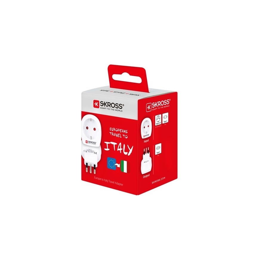 Adaptateur de voyage pour l'Italie 230V